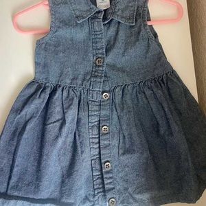 Carters jean baby dress